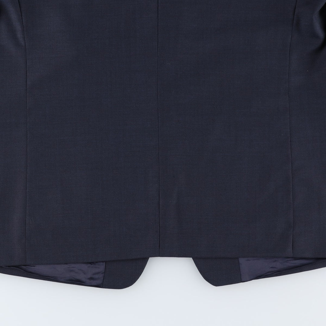 BRANDINI wool tailored jacket, made in Canada, men's size M wool navy blue type Vintage Second Hand