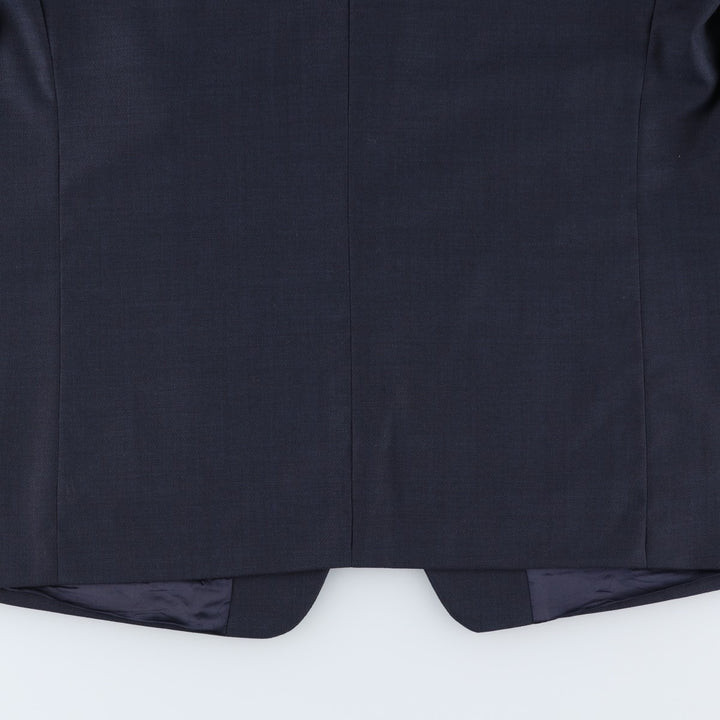 BRANDINI wool tailored jacket, made in Canada, men's size M wool navy blue type Vintage Second Hand