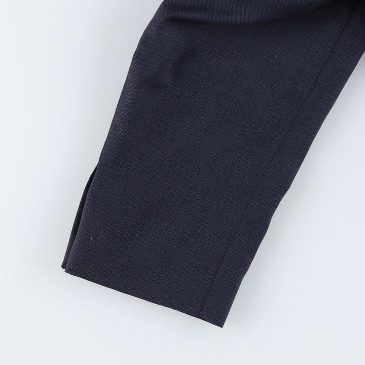 BRANDINI wool tailored jacket, made in Canada, men's size M wool navy blue type Vintage Second Hand