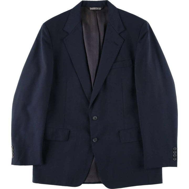 Christian Brooks tailored jacket, made in USA, men's size M unclear navy blue type Vintage Second Hand