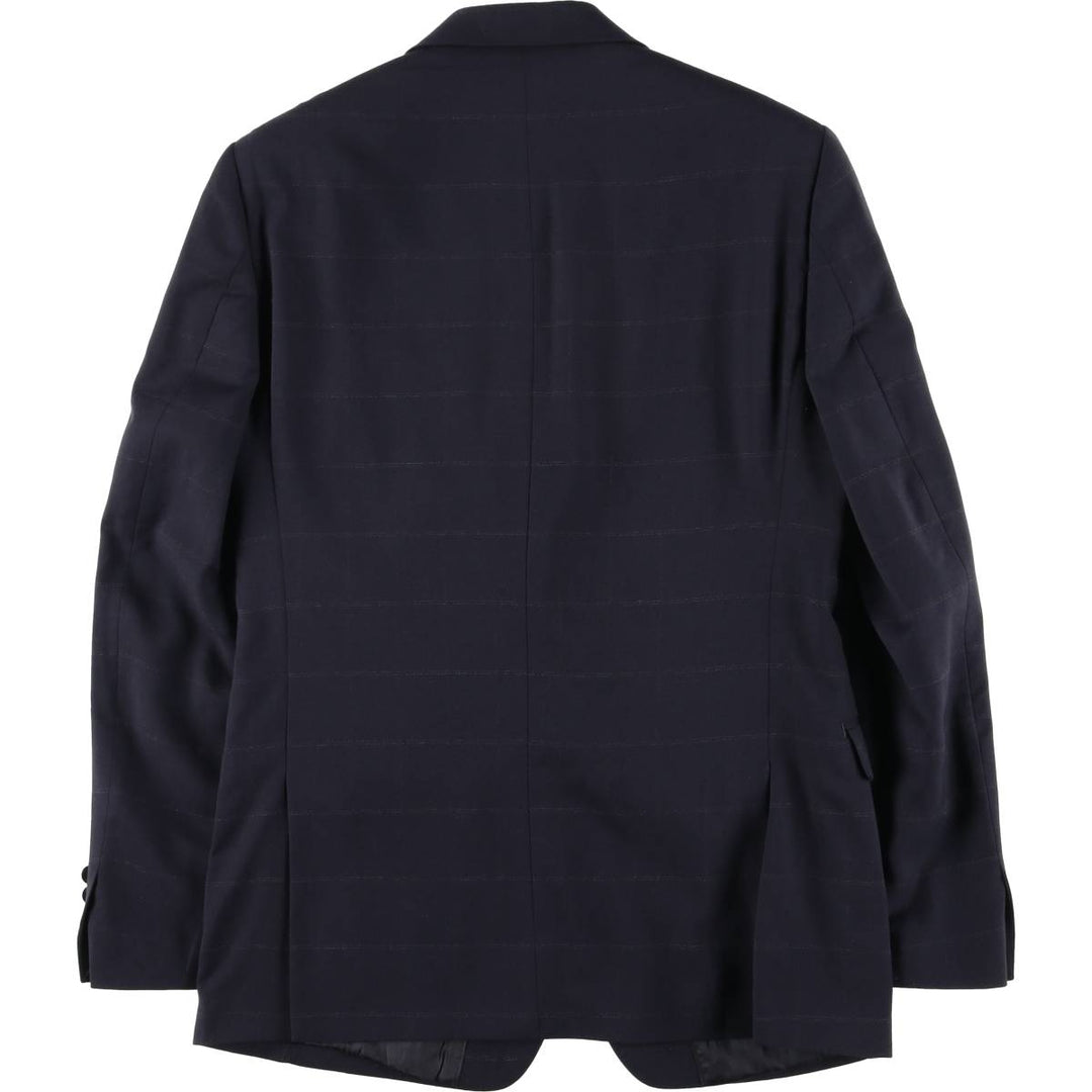 Calvin Klein Extreme Slim Fit Check Pattern Tailored Jacket, Men's Size Small unclear navy blue type Vintage Second Hand