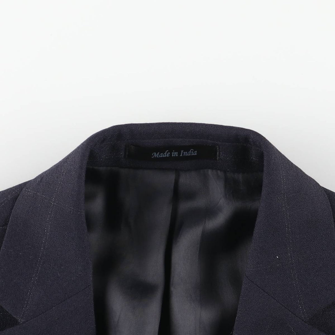 Calvin Klein Extreme Slim Fit Check Pattern Tailored Jacket, Men's Size Small unclear navy blue type Vintage Second Hand
