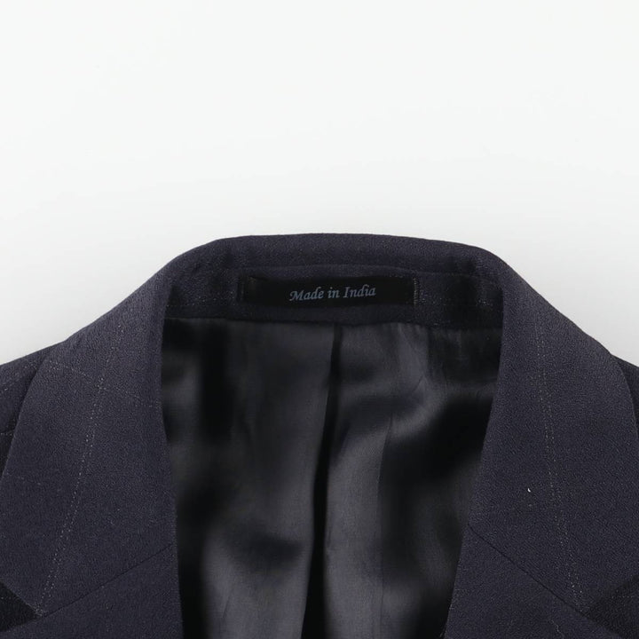 Calvin Klein Extreme Slim Fit Check Pattern Tailored Jacket, Men's Size Small unclear navy blue type Vintage Second Hand