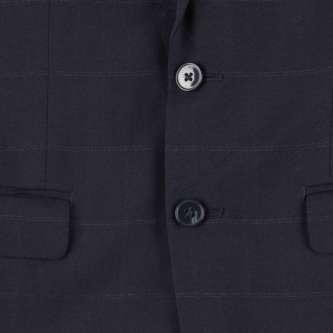 Calvin Klein Extreme Slim Fit Check Pattern Tailored Jacket, Men's Size Small unclear navy blue type Vintage Second Hand