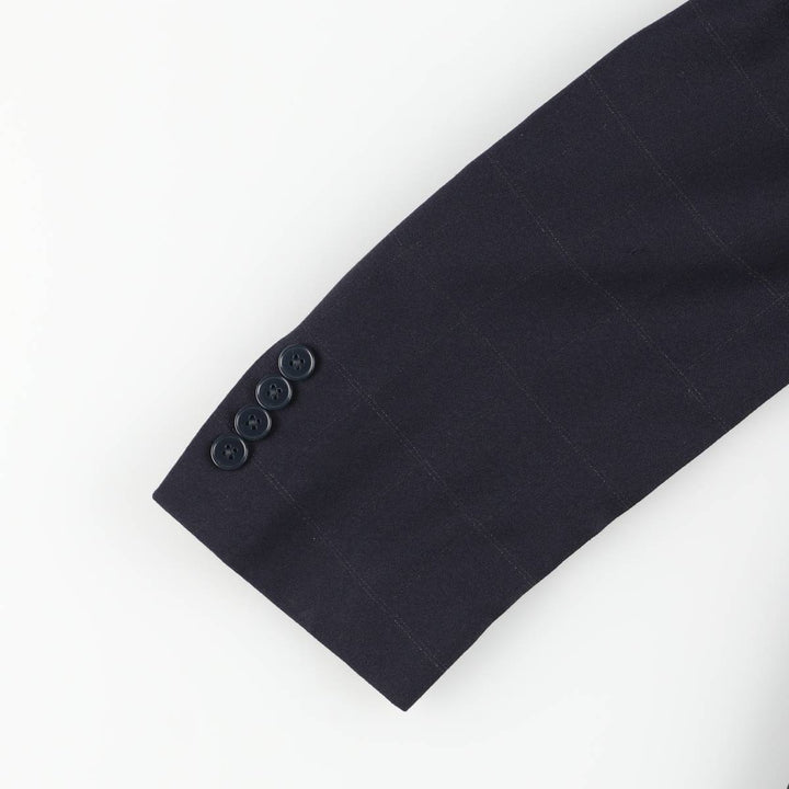 Calvin Klein Extreme Slim Fit Check Pattern Tailored Jacket, Men's Size Small unclear navy blue type Vintage Second Hand
