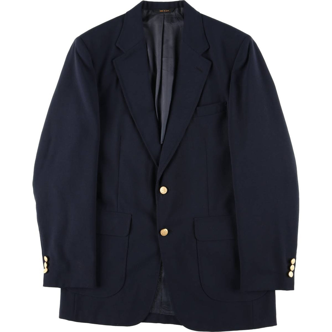Stafford Navy Blazer, Tailored Jacket, Made in USA, Men's Size Small unclear navy blue type Vintage Second Hand
