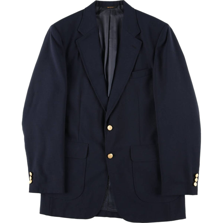 Stafford Navy Blazer, Tailored Jacket, Made in USA, Men's Size Small unclear navy blue type Vintage Second Hand