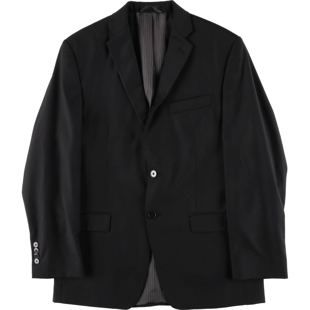 Calvin Klein slim fit wool tailored jacket, made in Canada, men's size small wool black type Vintage Second Hand