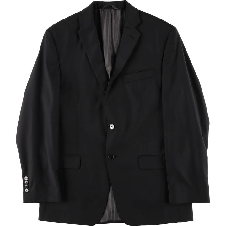 Calvin Klein slim fit wool tailored jacket, made in Canada, men's size small wool black type Vintage Second Hand