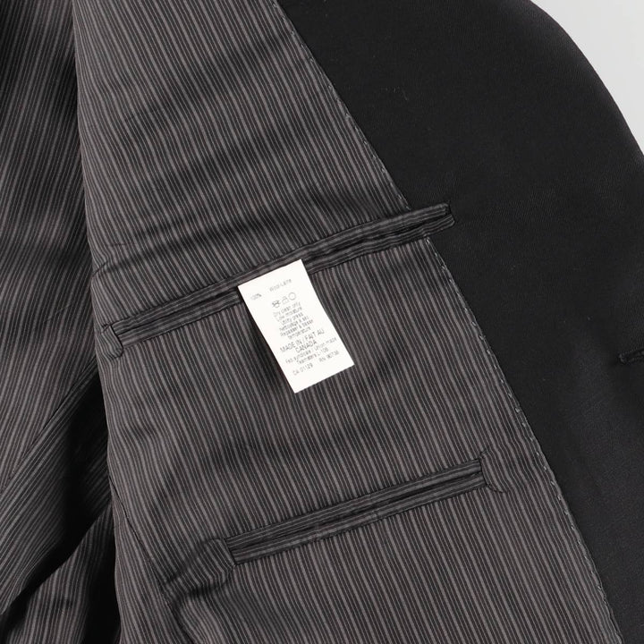 Calvin Klein slim fit wool tailored jacket, made in Canada, men's size small wool black type Vintage Second Hand