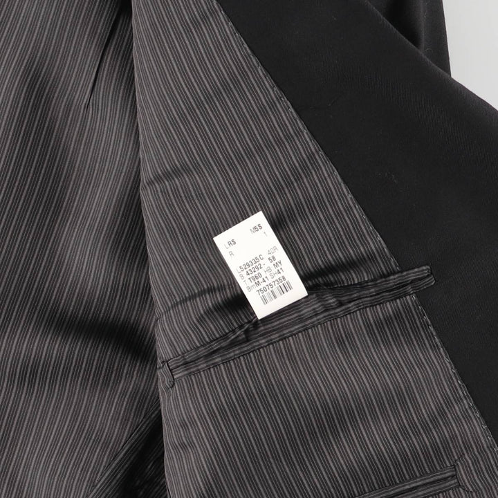 Calvin Klein slim fit wool tailored jacket, made in Canada, men's size small wool black type Vintage Second Hand