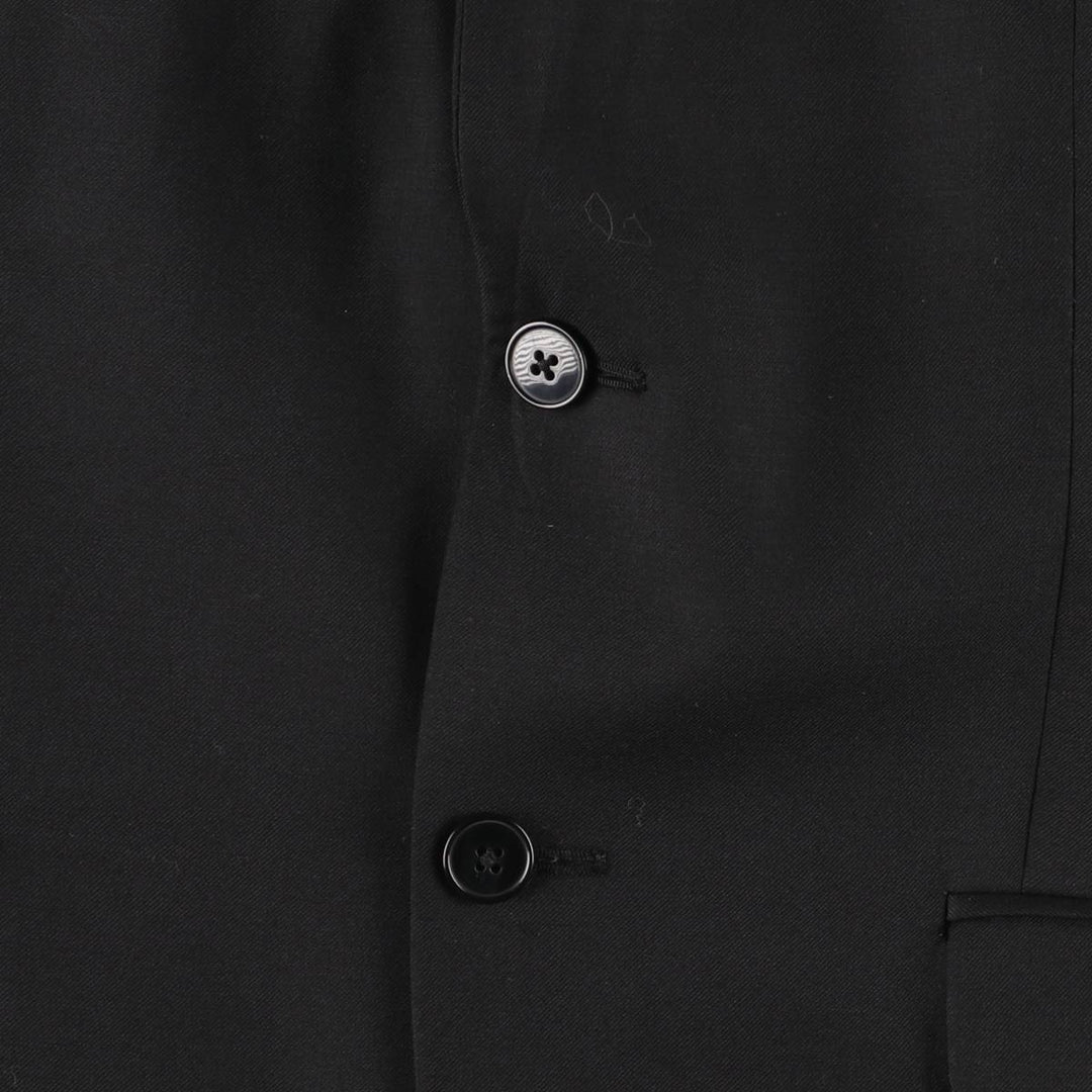 Calvin Klein slim fit wool tailored jacket, made in Canada, men's size small wool black type Vintage Second Hand