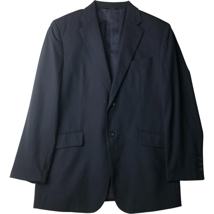 Banana Republic Wool Tailored Jacket, Men's Size L wool navy blue type Vintage Second Hand