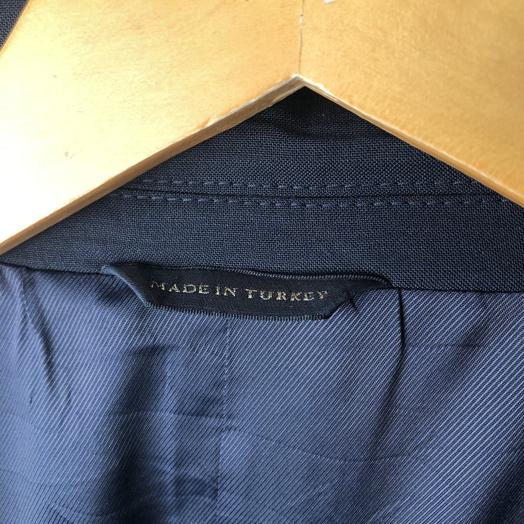 Banana Republic Wool Tailored Jacket, Men's Size L wool navy blue type Vintage Second Hand