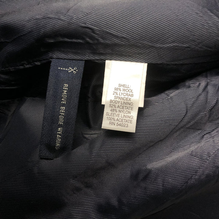 Banana Republic Wool Tailored Jacket, Men's Size L wool navy blue type Vintage Second Hand