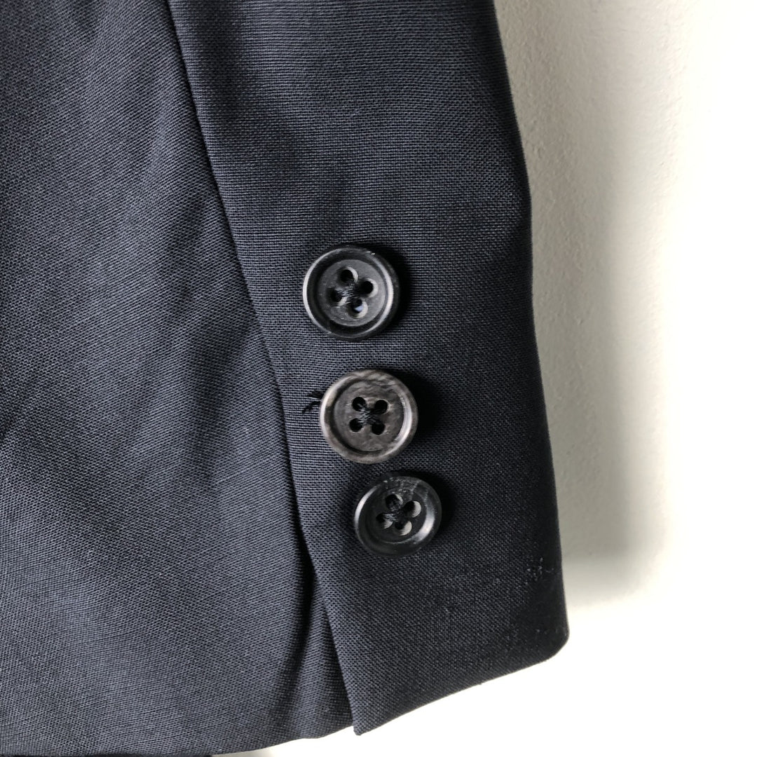 Banana Republic Wool Tailored Jacket, Men's Size L wool navy blue type Vintage Second Hand