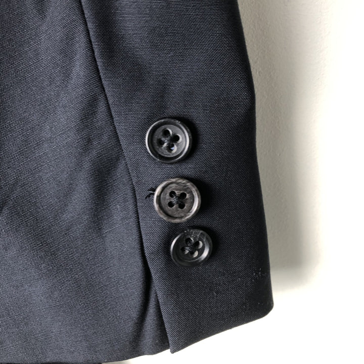 Banana Republic Wool Tailored Jacket, Men's Size L wool navy blue type Vintage Second Hand