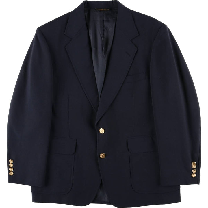 Talbot James Navy Blazer, Tailored Jacket, Made in USA, Men's Size Medium unclear navy blue type Vintage Second Hand