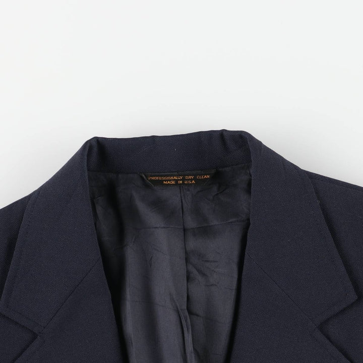 Talbot James Navy Blazer, Tailored Jacket, Made in USA, Men's Size Medium unclear navy blue type Vintage Second Hand