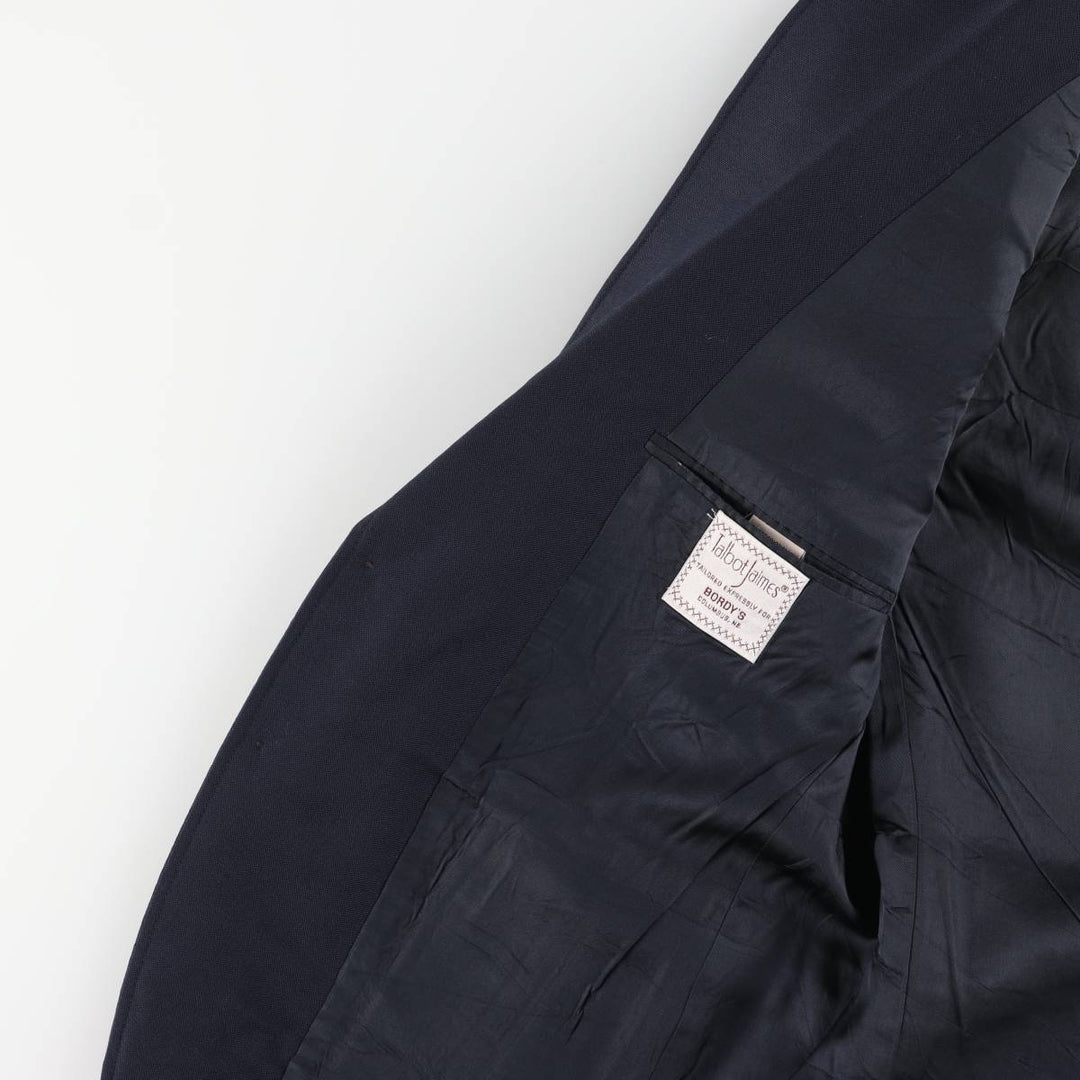 Talbot James Navy Blazer, Tailored Jacket, Made in USA, Men's Size Medium unclear navy blue type Vintage Second Hand