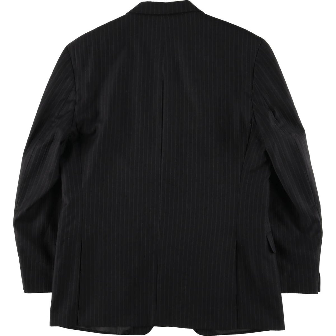 Ralph Lauren Lauren Striped Wool Tailored Jacket, Men's Size M wool black type Vintage Second Hand