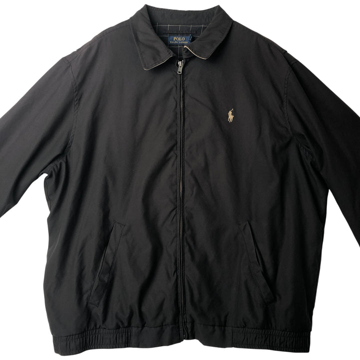 Ralph Lauren POLO RALPH LAUREN Swing Top Sports Jacket Men's XL polyester black type Vintage Second Hand