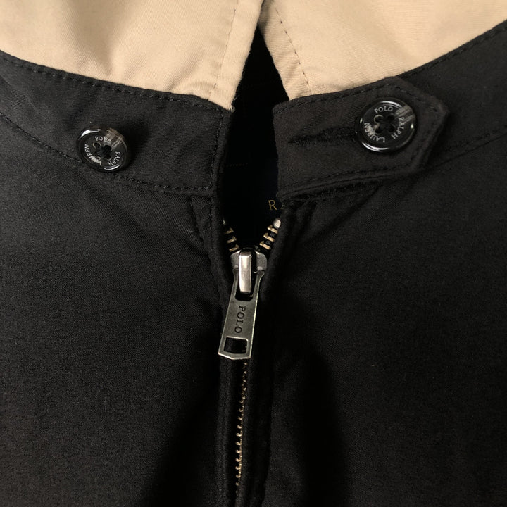 Ralph Lauren POLO RALPH LAUREN Swing Top Sports Jacket Men's XL polyester black type Vintage Second Hand