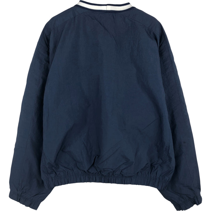 90'S Nike Nylon Pullover, Women's Size Medium, Vintage Nylon navy blue type Vintage Second Hand