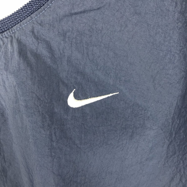 90'S Nike Nylon Pullover, Women's Size Medium, Vintage Nylon navy blue type Vintage Second Hand