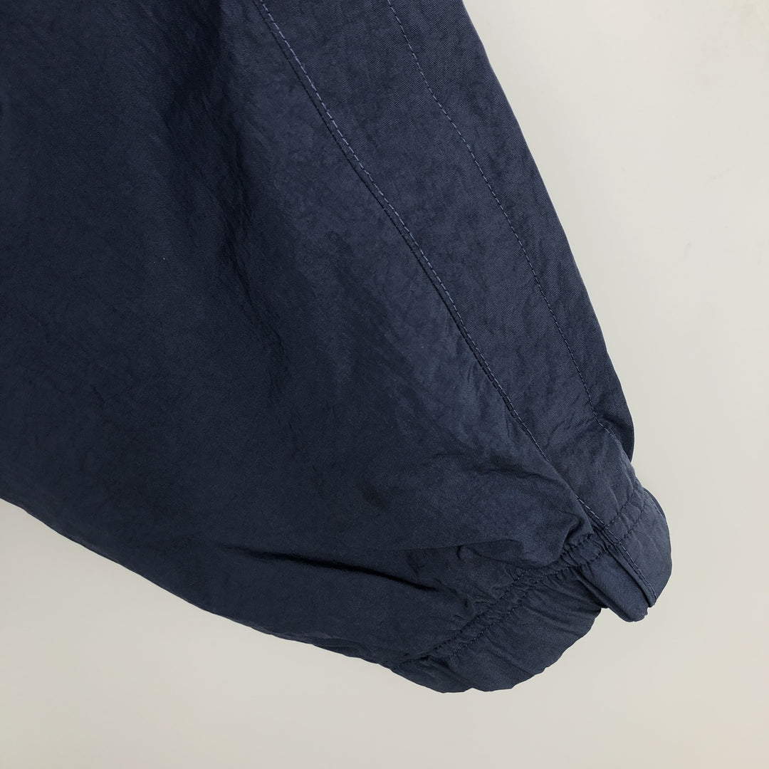 90'S Nike Nylon Pullover, Women's Size Medium, Vintage Nylon navy blue type Vintage Second Hand