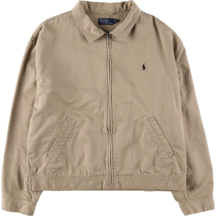Ralph Lauren POLO by Ralph Lauren Swing Top Sports Jacket Men's XXL cotton Beige type Vintage Second Hand