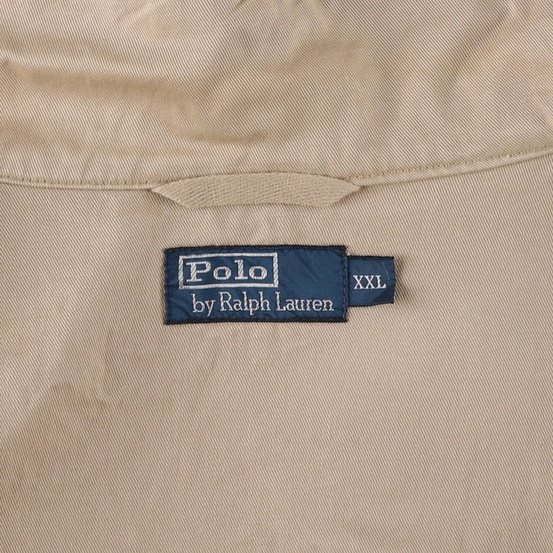 Ralph Lauren POLO by Ralph Lauren Swing Top Sports Jacket Men's XXL cotton Beige type Vintage Second Hand
