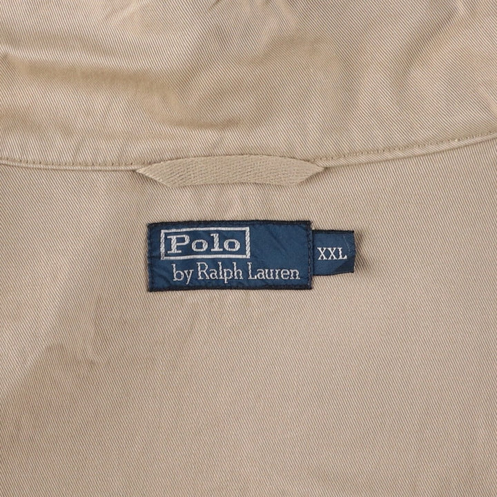 Ralph Lauren POLO by Ralph Lauren Swing Top Sports Jacket Men's XXL cotton Beige type Vintage Second Hand
