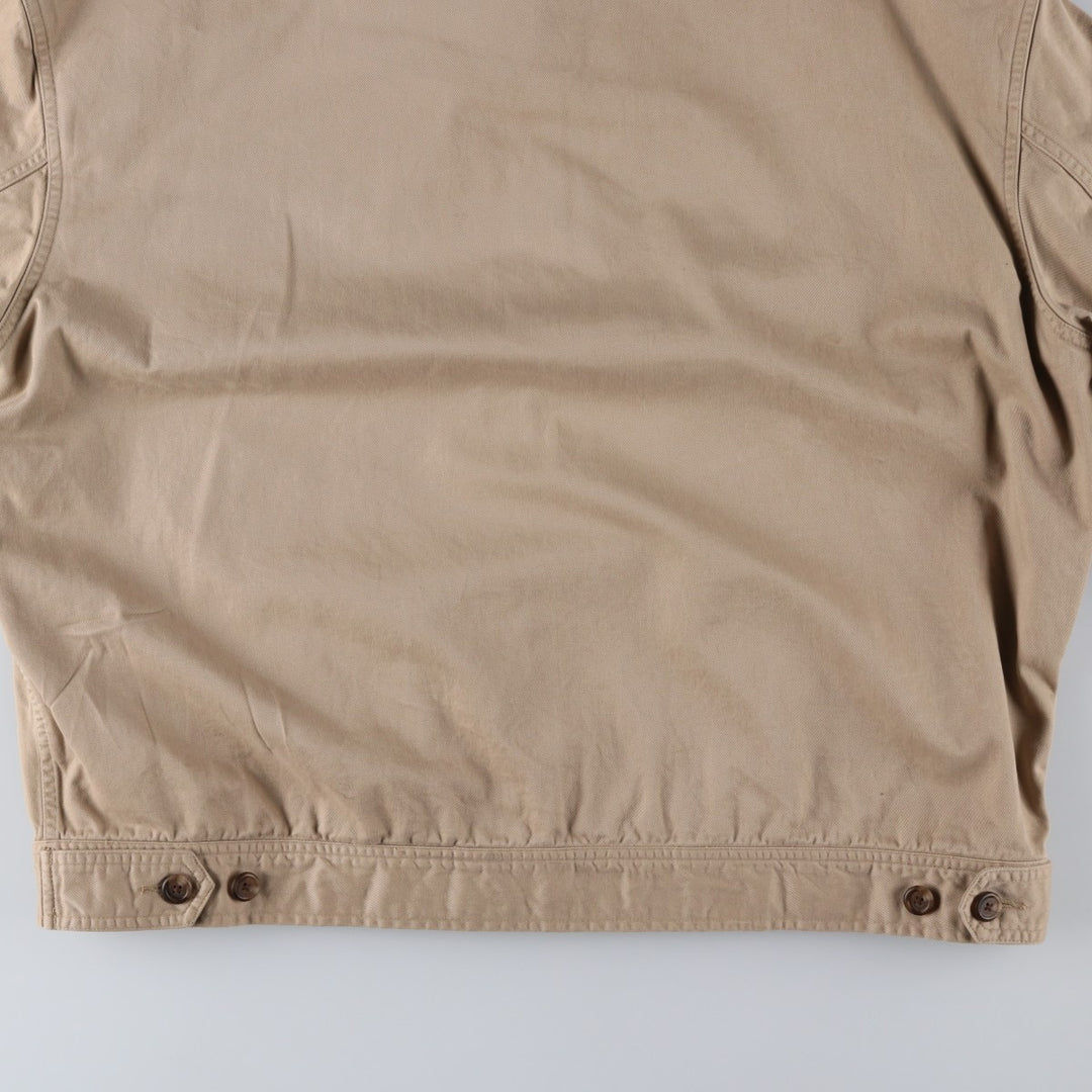 Ralph Lauren POLO by Ralph Lauren Swing Top Sports Jacket Men's XXL cotton Beige type Vintage Second Hand