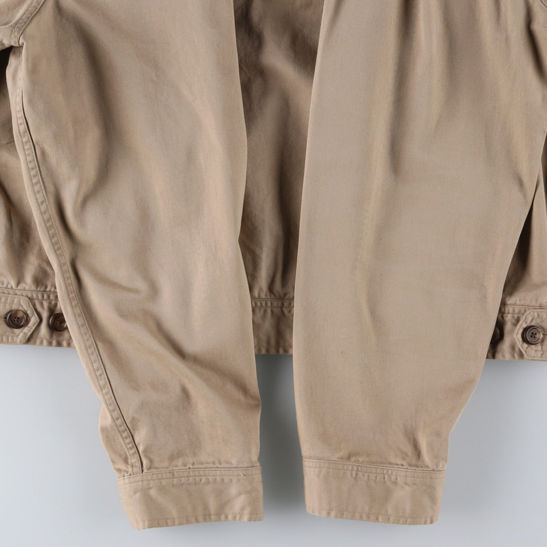 Ralph Lauren POLO by Ralph Lauren Swing Top Sports Jacket Men's XXL cotton Beige type Vintage Second Hand