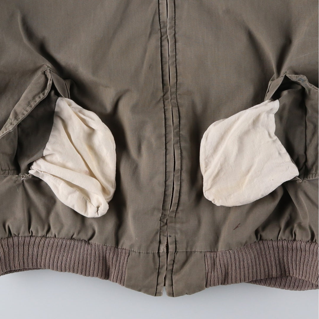 Vintage 1960'S Sears OAKBROOK SPORTSWEAR Harrington Jacket, Swing Top, Men's Size Medium unclear Khaki type Vintage Second Hand