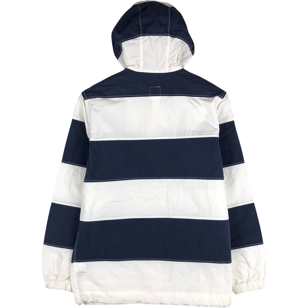 GAP Border Pattern Anorak Parka, Men's Size XS cotton white type Vintage Second Hand