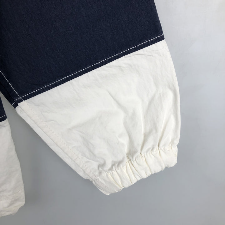 GAP Border Pattern Anorak Parka, Men's Size XS cotton white type Vintage Second Hand