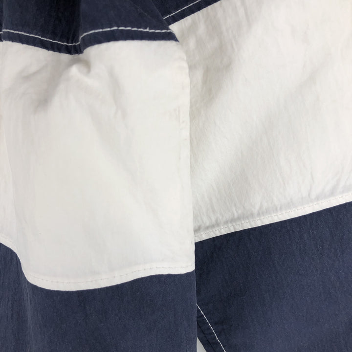 GAP Border Pattern Anorak Parka, Men's Size XS cotton white type Vintage Second Hand