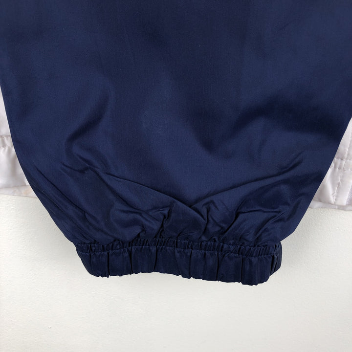 Vintage 90'S Nike windbreaker, women's size L polyester navy blue type Vintage Second Hand