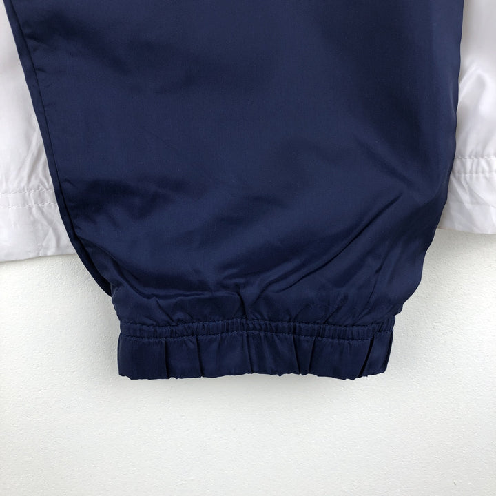Vintage 90'S Nike windbreaker, women's size L polyester navy blue type Vintage Second Hand