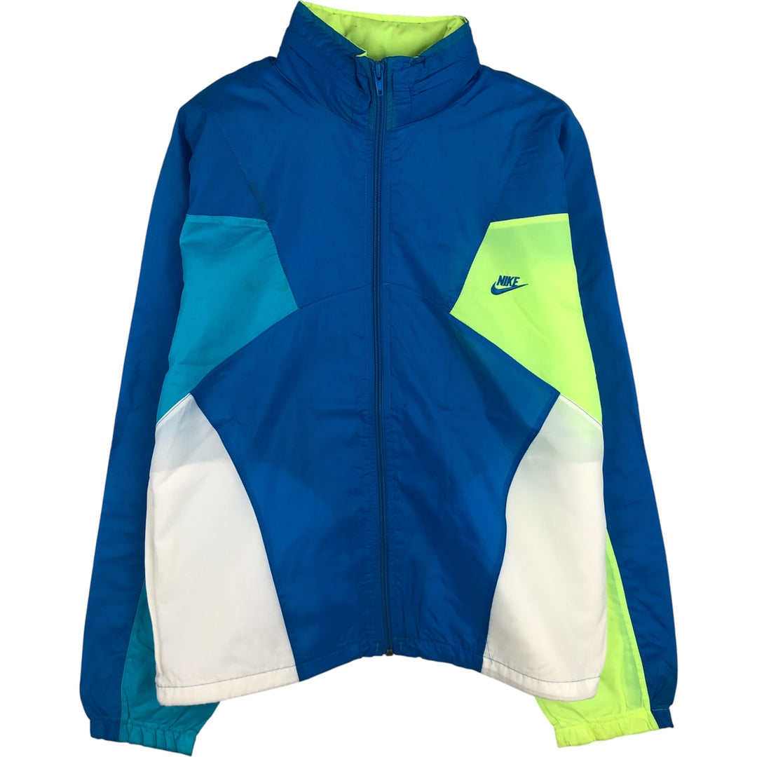 90'S Vintage Nike Nylon Jacket, Women's Size Small Nylon Blue type light blue Vintage Second Hand