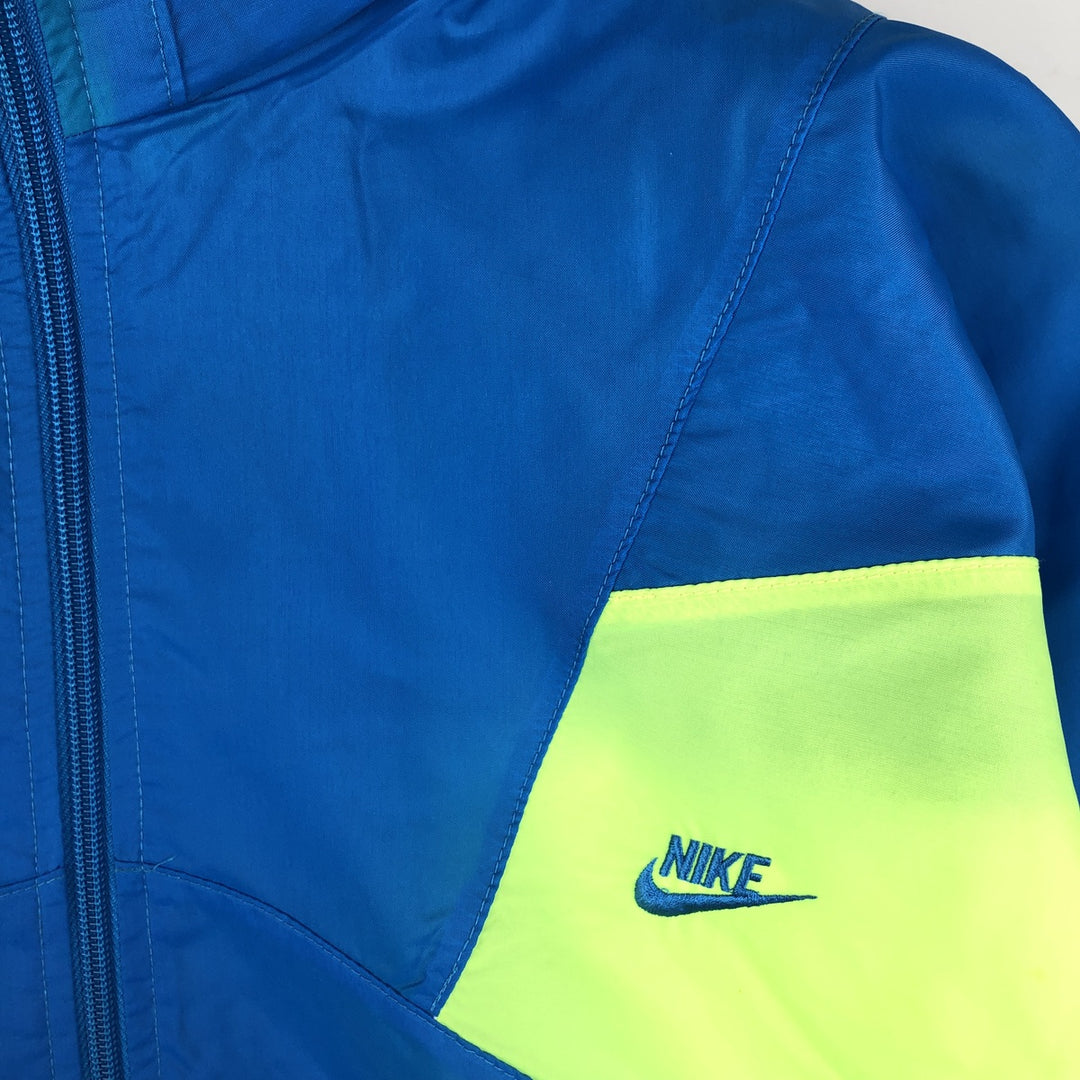 90'S Vintage Nike Nylon Jacket, Women's Size Small Nylon Blue type light blue Vintage Second Hand