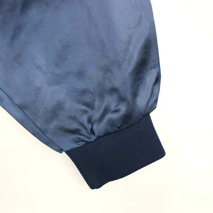 Vintage 1970'S Hilton Aristo JAC nylon jacket, made in the USA, size M, men's. Nylon navy blue type Vintage Second Hand