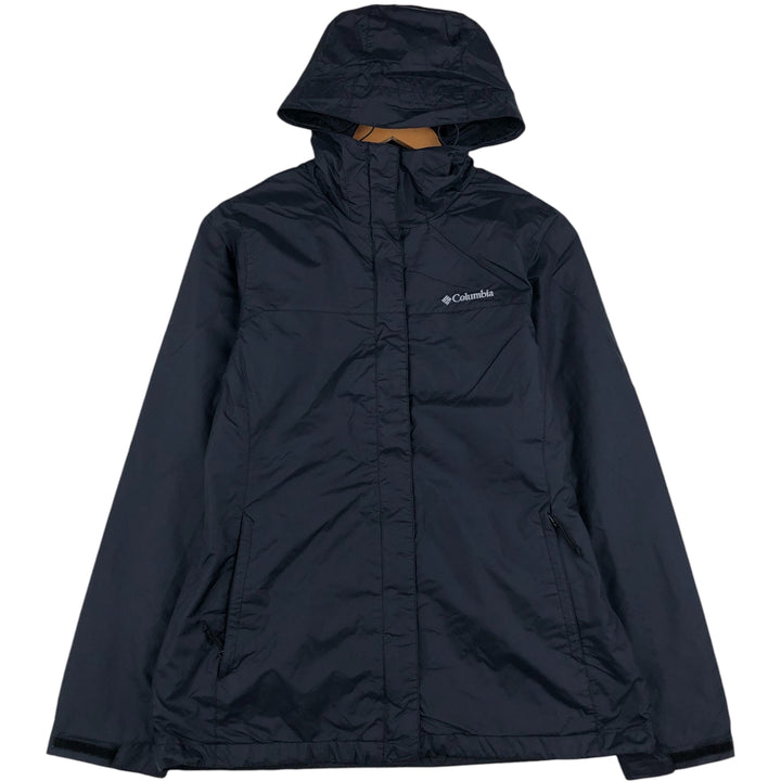 Columbia Mountain Parka Shell Jacket, Women's Size M Nylon black type Vintage Second Hand