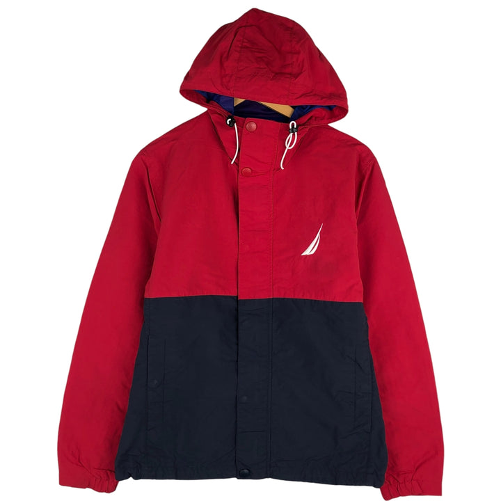 Nautica Nylon Parka, Men's Size XS Nylon red type Vintage Second Hand
