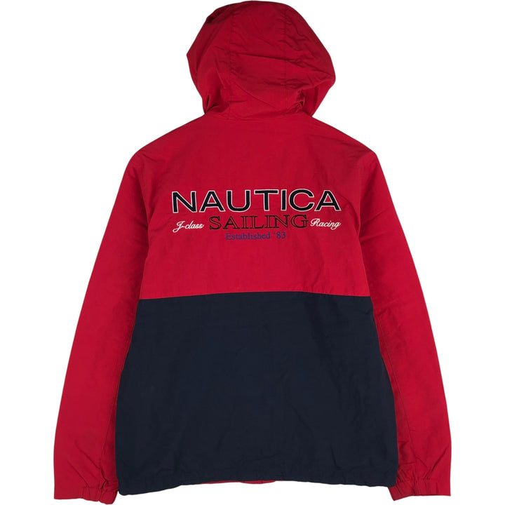 Nautica Nylon Parka, Men's Size XS Nylon red type Vintage Second Hand