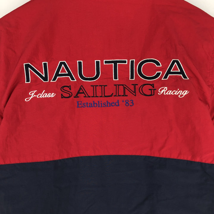 Nautica Nylon Parka, Men's Size XS Nylon red type Vintage Second Hand