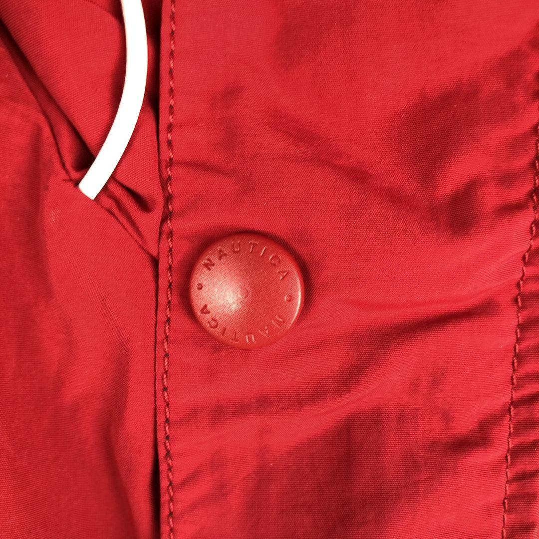 Nautica Nylon Parka, Men's Size XS Nylon red type Vintage Second Hand