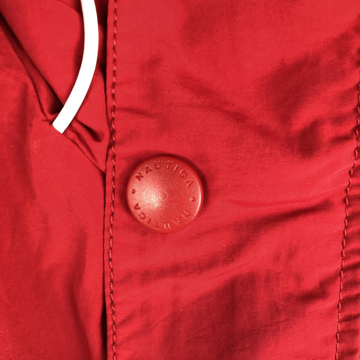 Nautica Nylon Parka, Men's Size XS Nylon red type Vintage Second Hand